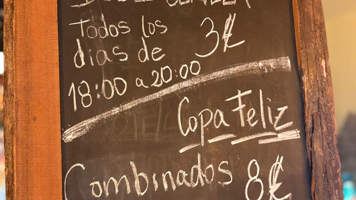 Hora feliz en el Barrio de Salamanca