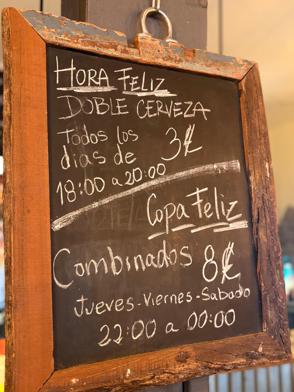 Hora feliz en el Barrio de Salamanca