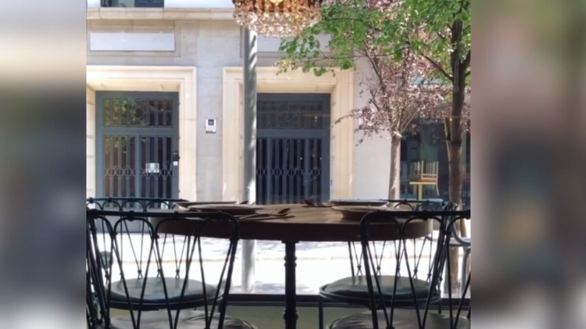 Restaurante con terraza en el barrio de salamanca