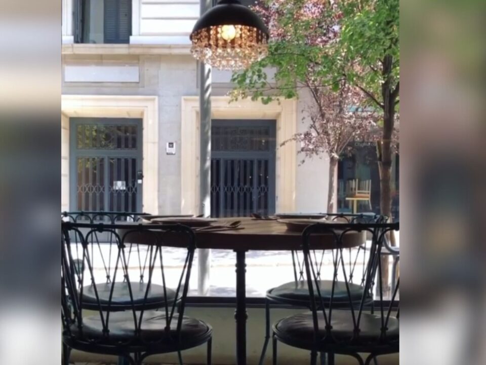 Restaurante con terraza en el barrio de salamanca
