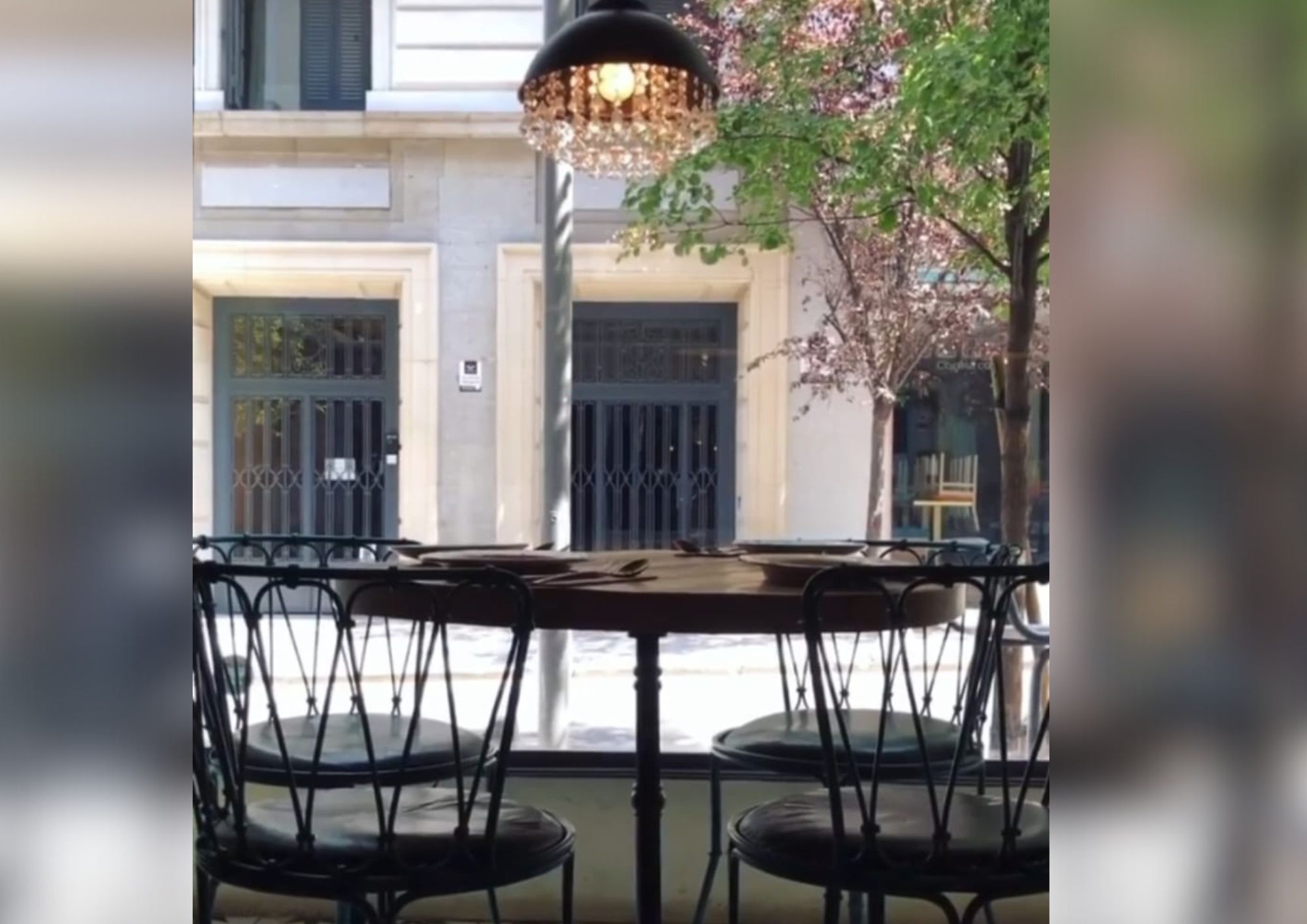 Restaurante con terraza en el barrio de salamanca